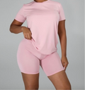 Simple Me High Waist Lounge Shorts Set
