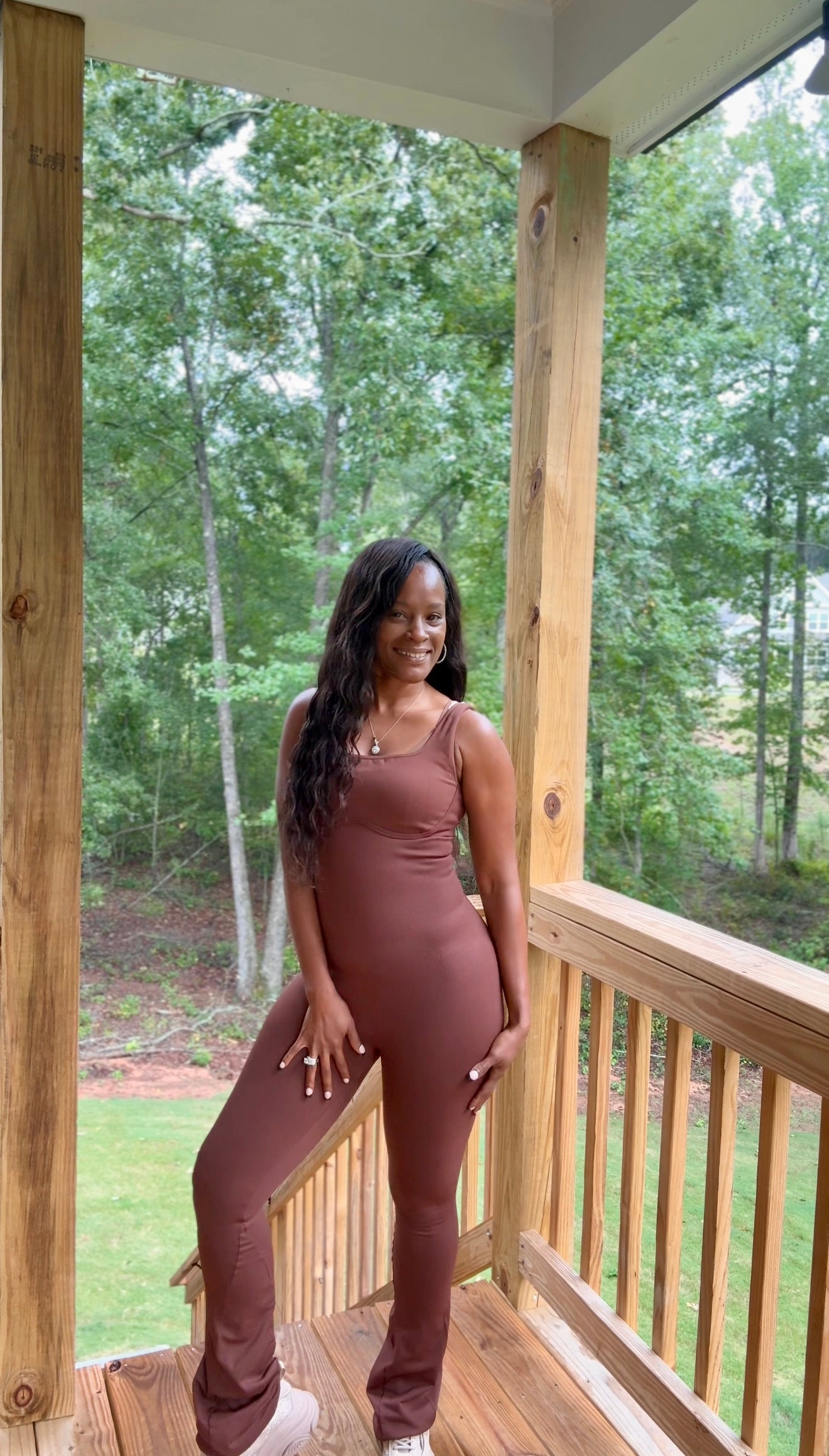 Effortless Snatched Seamless Flared Legging Jumpsuit