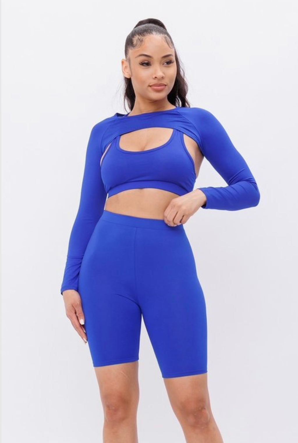 Go For It Elevated Active Sports Bra & Sleeve Set