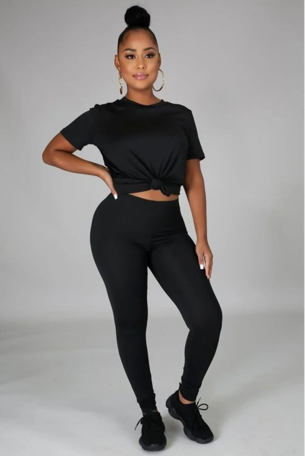 Simple Me 2PC Lounge High Waist Legging Set