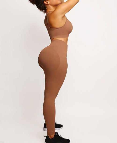 Active Girl Tummy Control High Waist Sculpting Legging Set