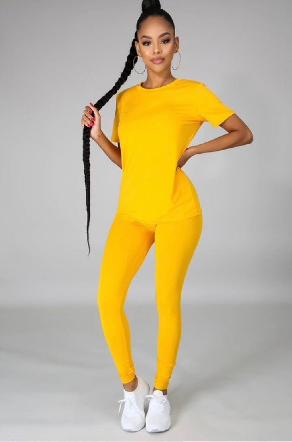 Simple Me 2PC Lounge High Waist Legging Set