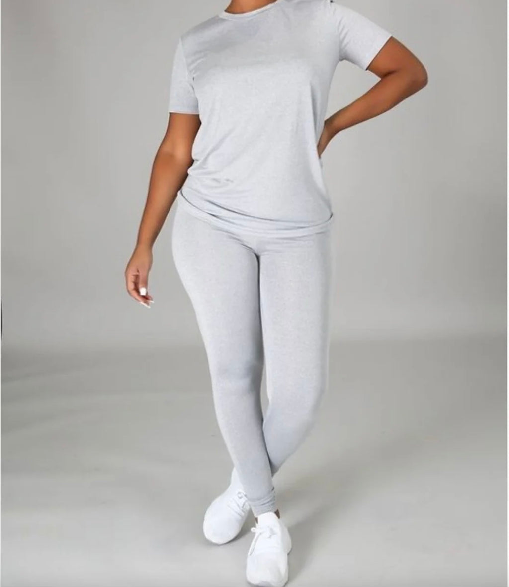 Simple Me 2PC Lounge High Waist Legging Set