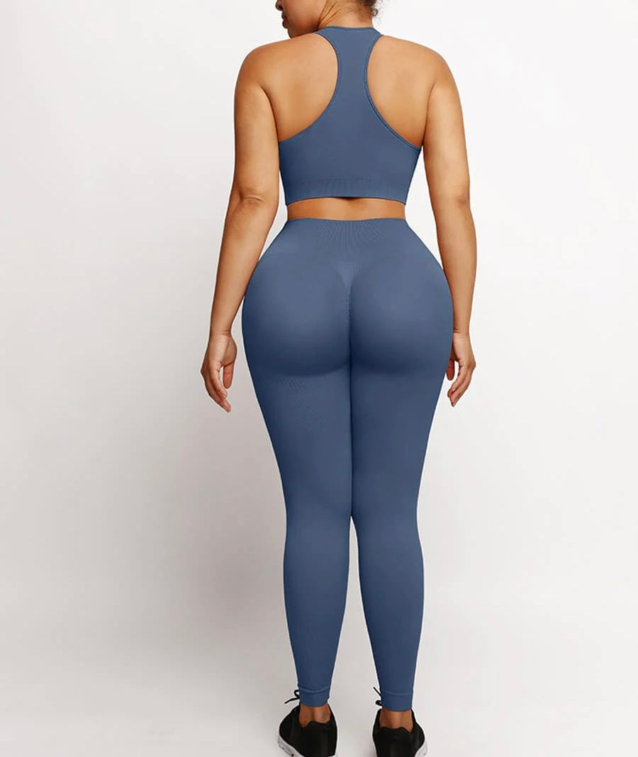Active Girl Tummy Control High Waist Sculpting Legging Set