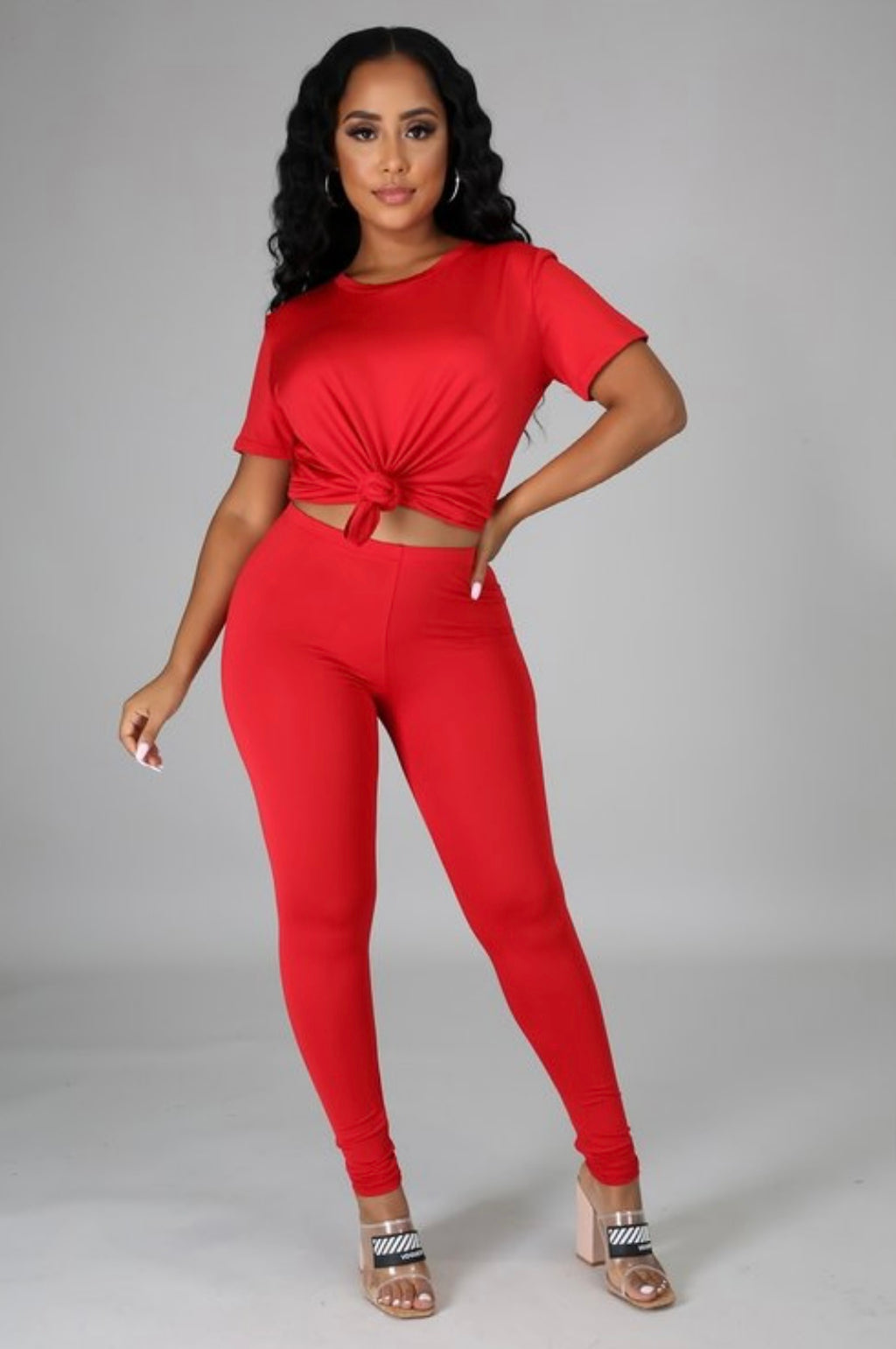 Simple Me 2PC Lounge High Waist Legging Set
