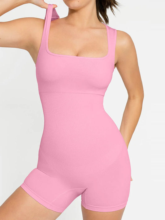 Never Be Me Pink Active Romper