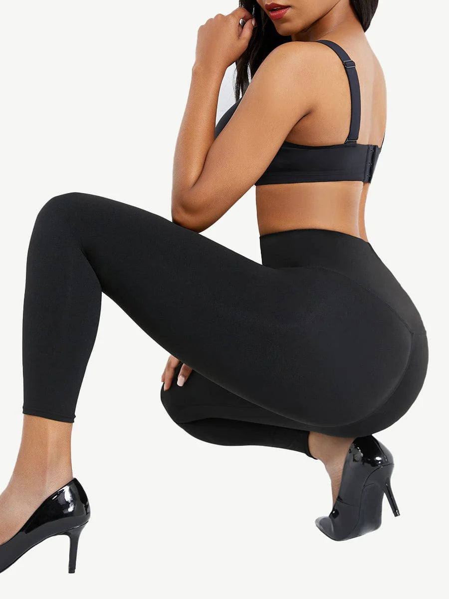 Kurves High Waist Tummy Control Shaper Leggings