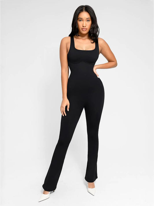 Kurves Effortless Snatched Seamless Flared Jumpsuit