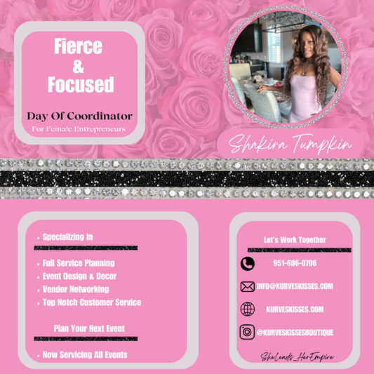 Fierce & Focused: Day-of Coordinator for Female Entrepreneurs at Vendor Markets