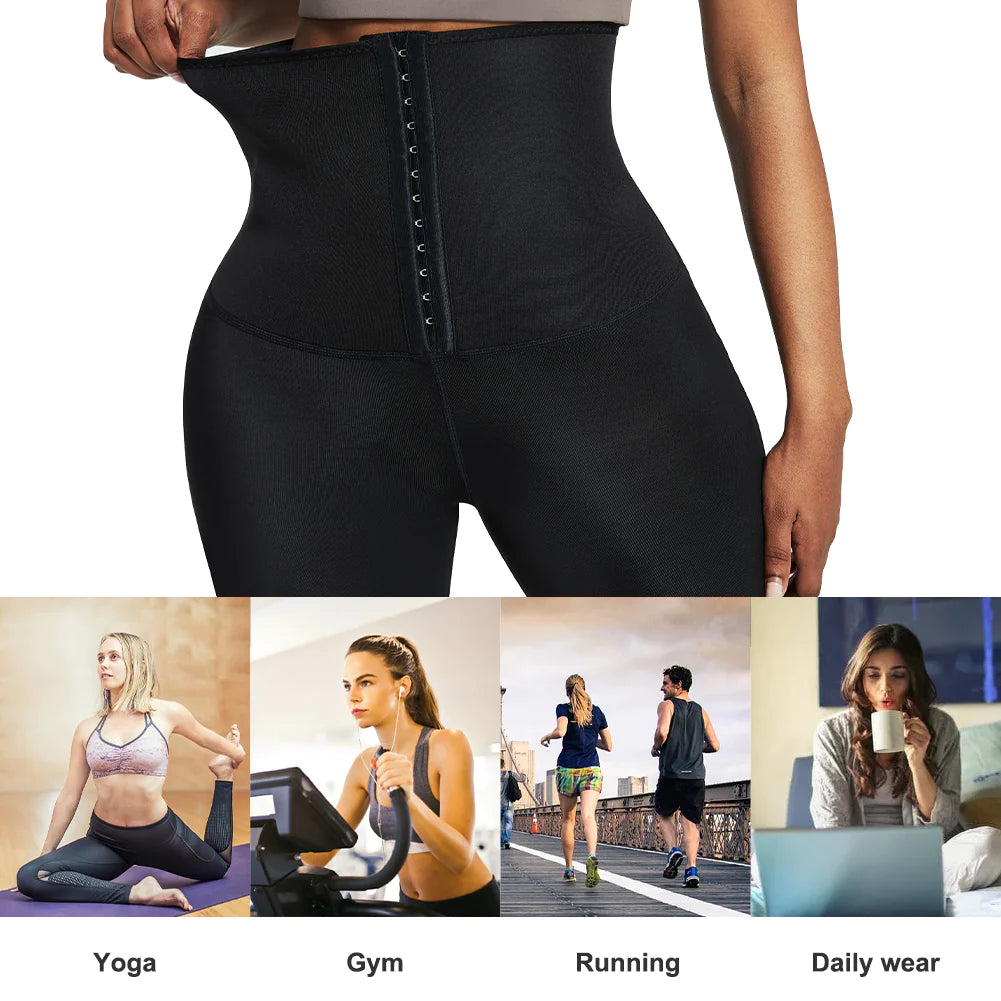 Kurves High Waist Tummy Control Shaper Leggings