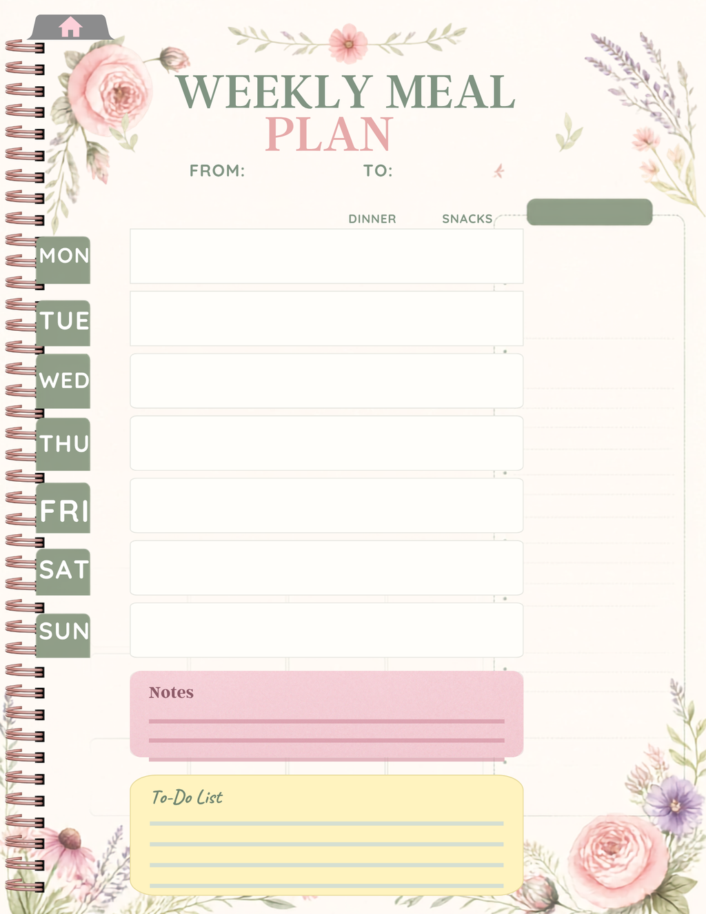 The Soft Life Wellness Journal Planner | GoodNotes, Notability (iPad & Tablet) | Soft Life Undated Planner, Life Planner | Daily Weekly Planner