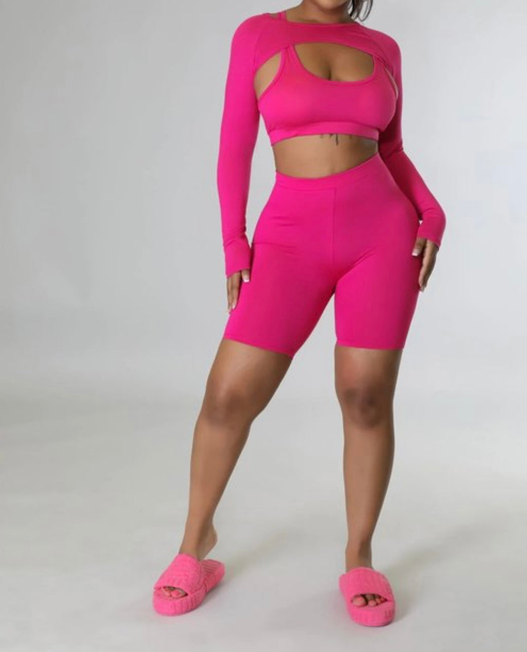 Always On The Go High Waist Tummy Control Athleisure Set