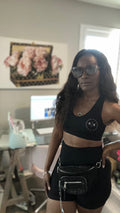 Total Snatched High Waist Biker Shorts Set