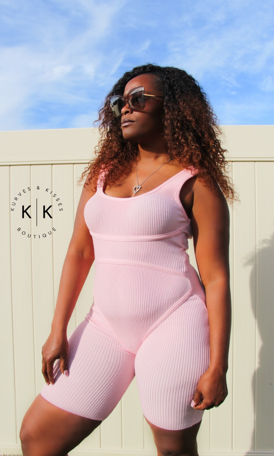 Brianna Ribbed Bodycon Romper