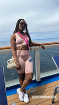 Flexibility Nude Pink High Waist Set
